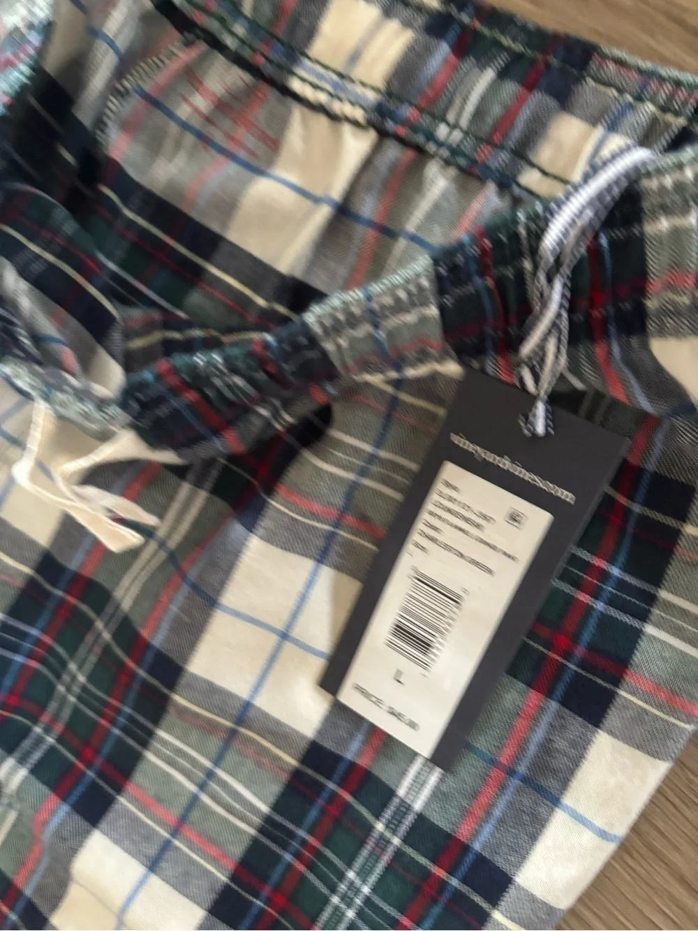 Vineyard Vines Plaid Lounge Pants in Navy, Cream, Red & Green